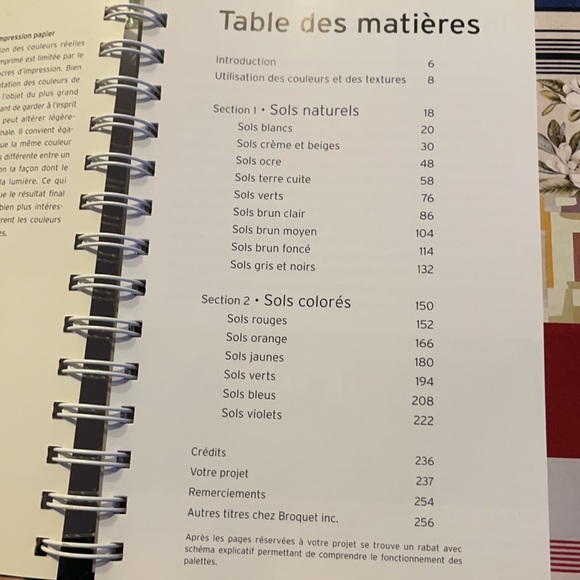 3/$25 Agencement des Textures et des Couleurs 180 idées pour la maison livre - Picture 9 of 13